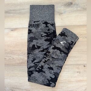 Gymshark Gray Camouflage Leggings